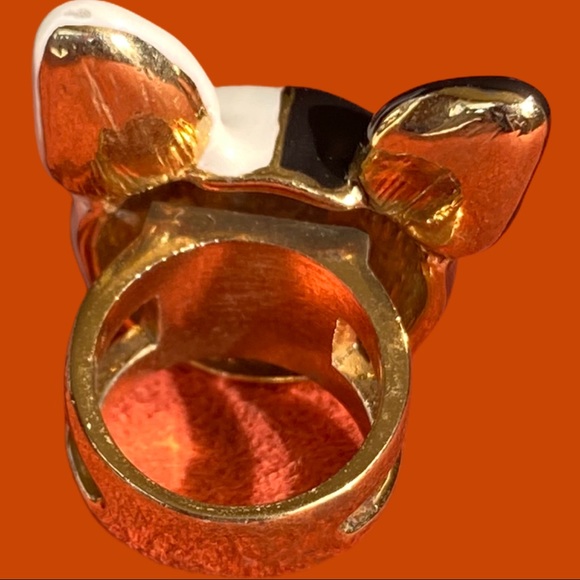 2/$30- Original Betsey Johnson Doggie Rhinestone Ring - Picture 4 of 9